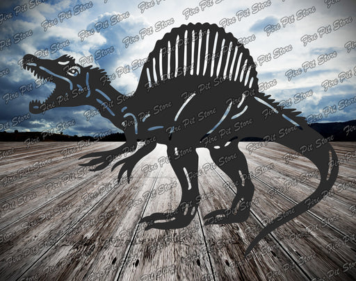 Picture. Spinosaurus. Metal art DXF files for plasma, laser, CNC, waterjet. Home wall vector art.