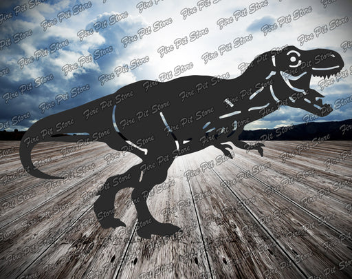 Picture. Tyrannosaurus rex. Metal art DXF files for plasma, laser, CNC, waterjet. Home wall vector art.