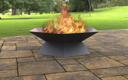 Picture - 9. Hexagon Fire Pit II. Files DXF, SVG for CNC, Plasma, Laser, Waterjet. Garden Fireplace. FirePit. Metal Art Decoration.