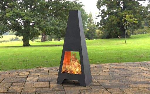 Picture - 7. Double sided Pyramid Fire Pit. Files DXF, SVG for CNC, Plasma, Laser, Waterjet. Garden Fireplace. FirePit. Metal Art Decoration.