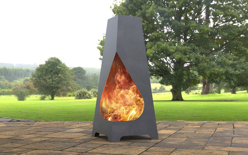 Picture - 7. Drop Pyramid Fire Pit. Files DXF, SVG for CNC, Plasma, Laser, Waterjet. Garden Fireplace. FirePit. Metal Art Decoration.