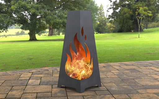 Picture - 6. Fire Pyramid Fire Pit. Files DXF, SVG for CNC, Plasma, Laser, Waterjet. Garden Fireplace. FirePit. Metal Art Decoration.