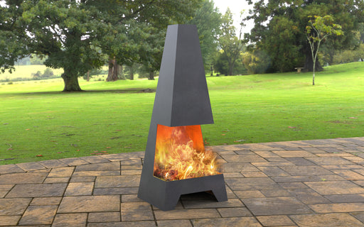 Picture - 9. Front Pyramid Fire Pit. Files DXF, SVG for CNC, Plasma, Laser, Waterjet. Garden Fireplace. FirePit. Metal Art Decoration.