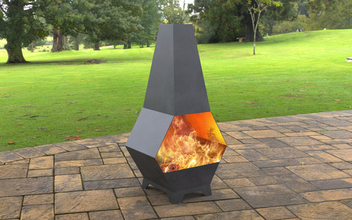 Picture - 7. Hexagon II Pyramid Fire Pit. Files DXF, SVG for CNC, Plasma, Laser, Waterjet. Garden Fireplace. FirePit. Metal Art Decoration.