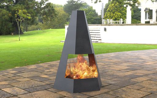 Picture - 10. Hexagon Double sided Pyramid Fire Pit. Files DXF, SVG for CNC, Plasma, Laser, Waterjet. Garden Fireplace. FirePit. Metal Art Decoration.
