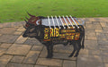Picture - 11. Bull Fire Pit Grill. Files DXF, SVG for CNC, Plasma, Laser, Waterjet. Brazier. FirePit. Barbecue.