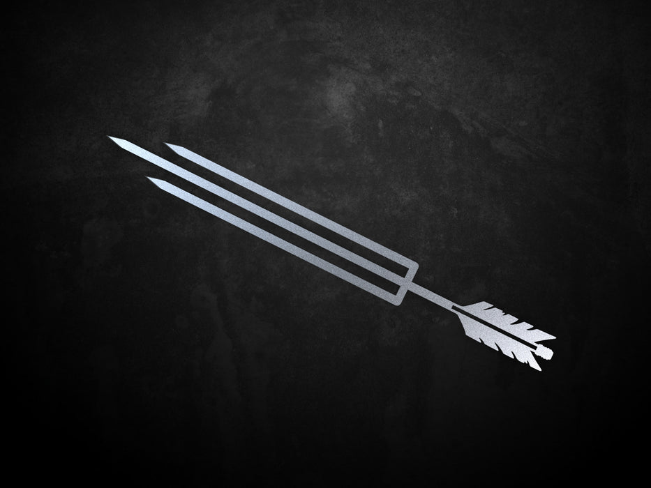 Picture - 2. Skewers trident Arrow. DXF files for plasma, laser, CNC. Shish kebab skewer.