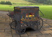 Picture - 4. Stagecoach Carriage Fire Pit Grill. Files DXF, SVG for CNC, Plasma, Laser, Waterjet. Brazier. FirePit. Barbecue.