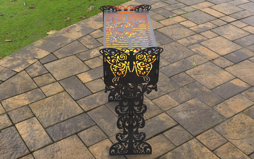 Picture - 9. Butterfly Fire Pit Grill. Files DXF, SVG for CNC, Plasma, Laser, Waterjet. Brazier. FirePit. Barbecue.
