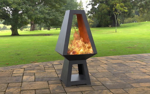 Picture - 2. Pyramid New Fire Pit. Files DXF, SVG for CNC, Plasma, Laser, Waterjet. Garden Fireplace. FirePit. Metal Art Decoration.