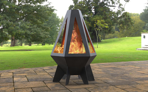 Picture - 2. Pyramid Rocket II Fire Pit. Files DXF, SVG for CNC, Plasma, Laser, Waterjet. Garden Fireplace. FirePit. Metal Art Decoration.