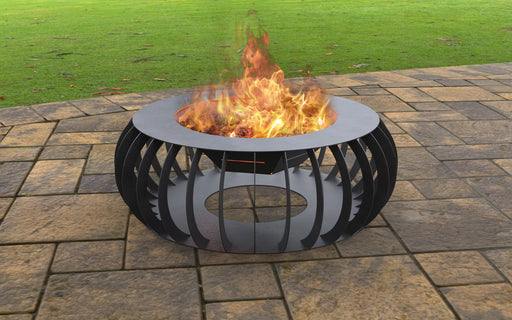 Picture - 1. Round Fire Pit. Files DXF, SVG for CNC, Plasma, Laser, Waterjet. Garden Fireplace. FirePit. Metal Art Decoration.