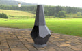 Picture - 4. Chimnea Hexagon Stone Fire pit. Files DXF, SVG for CNC, Plasma, Laser, Waterjet. Garden Fireplace. FirePit. Metal Art Decoration.