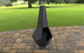 Picture - 6. Chimnea Hexagon Stone Fire pit. Files DXF, SVG for CNC, Plasma, Laser, Waterjet. Garden Fireplace. FirePit. Metal Art Decoration.