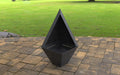 Picture - 4. Pyramid Acute Fire Pit. Files DXF, SVG for CNC, Plasma, Laser, Waterjet. Garden Fireplace. FirePit. Metal Art Decoration.
