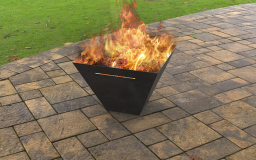Picture - 1. Square Fire Pit New Type. Files DXF, SVG for CNC, Plasma, Laser, Waterjet. Garden Fireplace. FirePit. Metal Art Decoration.