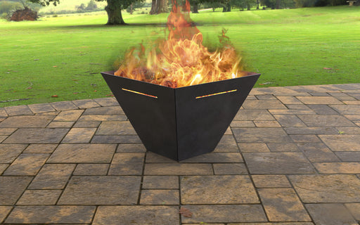 Picture - 2. Square Fire Pit New Type. Files DXF, SVG for CNC, Plasma, Laser, Waterjet. Garden Fireplace. FirePit. Metal Art Decoration.