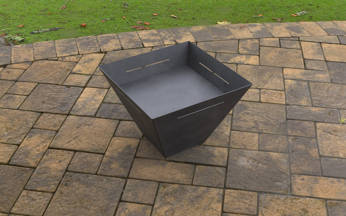 Picture - 3. Square Fire Pit New Type. Files DXF, SVG for CNC, Plasma, Laser, Waterjet. Garden Fireplace. FirePit. Metal Art Decoration.