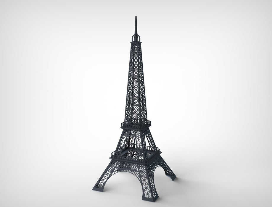 dxf files Eiffel Tower outdoor, sculpture