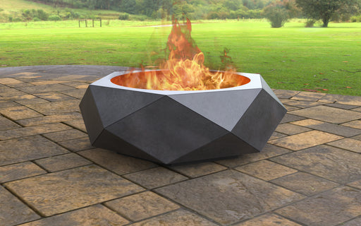 Picture - 2. Volumetric Hexagon Fire Pit. Files DXF, SVG for CNC, Plasma, Laser, Waterjet. Garden Fireplace. FirePit. Metal Art Decoration.