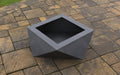 Picture - 8. Volumetric Square Fire Pit. Files DXF, SVG for CNC, Plasma, Laser, Waterjet. Garden Fireplace. FirePit. Metal Art Decoration.