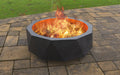 Picture - 1. Fire Pit with Triangles. Files DXF, SVG for CNC, Plasma, Laser, Waterjet. Garden Fireplace. FirePit. Metal Art Decoration.