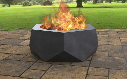 Picture - 1. Volumetric Hexagon Fire Pit V2. Files DXF, SVG for CNC, Plasma, Laser, Waterjet. Garden Fireplace. FirePit. Metal Art Decoration.