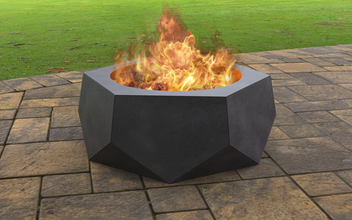 Picture - 2. Volumetric Hexagon Fire Pit V2. Files DXF, SVG for CNC, Plasma, Laser, Waterjet. Garden Fireplace. FirePit. Metal Art Decoration.