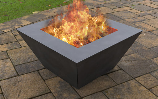 Picture - 2. Four-sided Fire Pit. Files DXF, SVG for CNC, Plasma, Laser, Waterjet. Garden Fireplace. FirePit. Metal Art Decoration.
