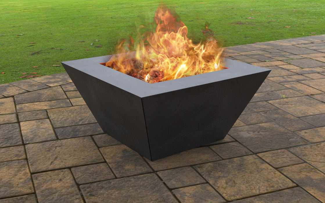 Picture - 3. Four-sided Fire Pit. Files DXF, SVG for CNC, Plasma, Laser, Waterjet. Garden Fireplace. FirePit. Metal Art Decoration.