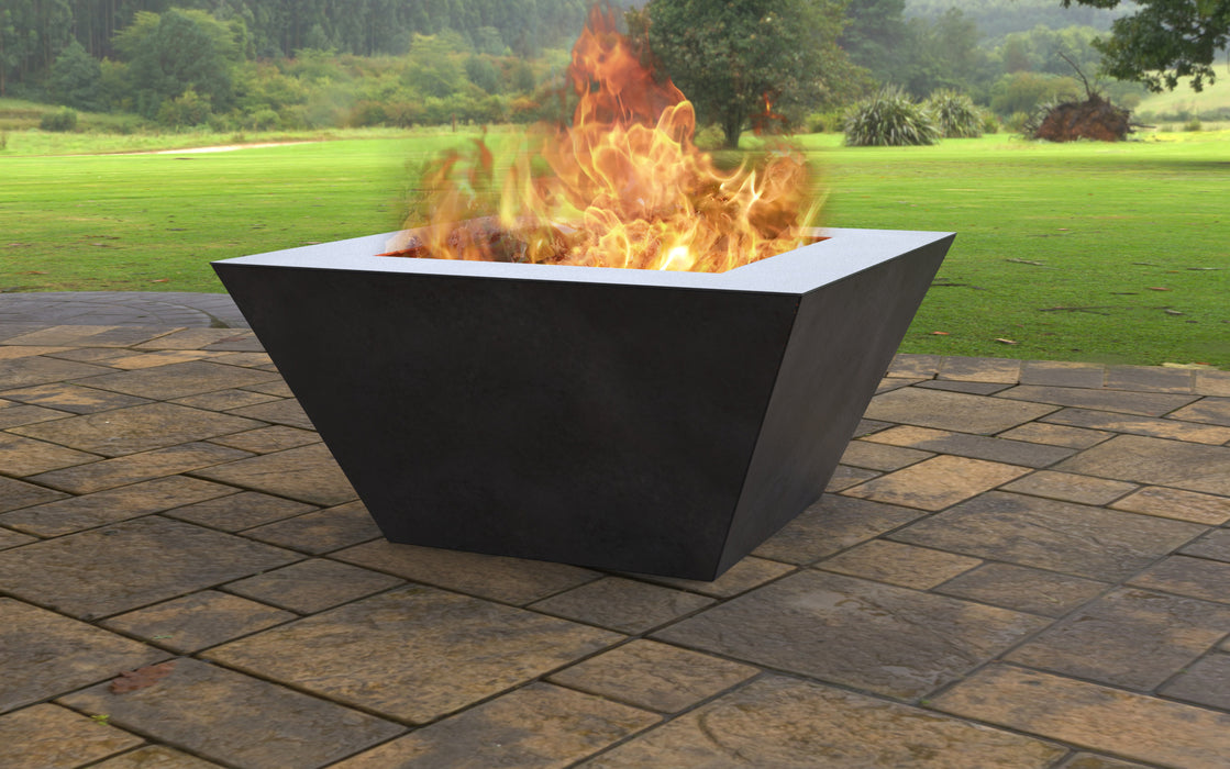 Picture - 4. Four-sided Fire Pit. Files DXF, SVG for CNC, Plasma, Laser, Waterjet. Garden Fireplace. FirePit. Metal Art Decoration.