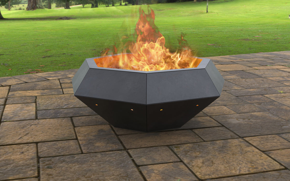 Picture - 3. Heptagonal Fire Pit. Files DXF, SVG for CNC, Plasma, Laser, Waterjet. Garden Fireplace. FirePit. Metal Art Decoration.
