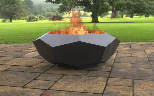 Picture - 1. Volumetric Hexagon Fire Pit V3. Files DXF, SVG for CNC, Plasma, Laser, Waterjet. Garden Fireplace. FirePit. Metal Art Decoration.