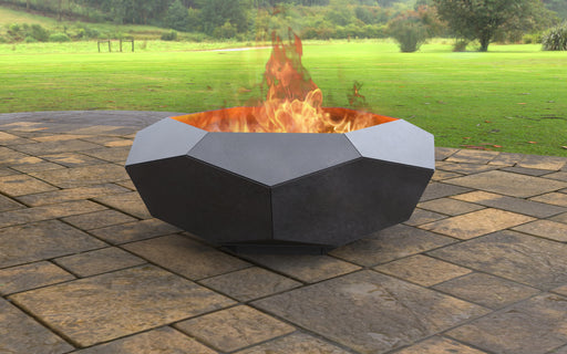 Picture - 2. Volumetric Hexagon Fire Pit V3. Files DXF, SVG for CNC, Plasma, Laser, Waterjet. Garden Fireplace. FirePit. Metal Art Decoration.