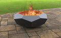 Picture - 3. Volumetric Hexagon Fire Pit V3. Files DXF, SVG for CNC, Plasma, Laser, Waterjet. Garden Fireplace. FirePit. Metal Art Decoration.