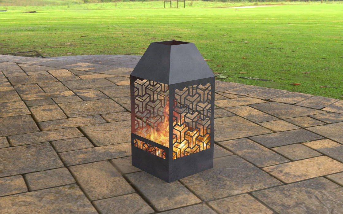 Picture - 4. Fire pits 3pcs. Files DXF, SVG for CNC, Plasma, Laser, Waterjet. Garden Fireplace. FirePit. Metal Art Decoration.
