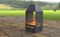 Picture - 6. Fire pits 3pcs. Files DXF, SVG for CNC, Plasma, Laser, Waterjet. Garden Fireplace. FirePit. Metal Art Decoration.