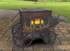 Picture - 7. Stagecoach Carriage Fire Pit Grill. Files DXF, SVG for CNC, Plasma, Laser, Waterjet. Brazier. FirePit. Barbecue.
