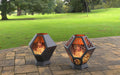 Picture - 3. Two Fire pits I. Files DXF, SVG for CNC, Plasma, Laser, Waterjet. Garden Fireplace. FirePit. Metal Art Decoration.