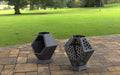 Picture - 6. Two Fire pits I. Files DXF, SVG for CNC, Plasma, Laser, Waterjet. Garden Fireplace. FirePit. Metal Art Decoration.