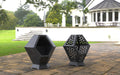 Picture - 8. Two Fire pits I. Files DXF, SVG for CNC, Plasma, Laser, Waterjet. Garden Fireplace. FirePit. Metal Art Decoration.