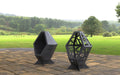 Picture - 5. Two Fire pits III. Files DXF, SVG for CNC, Plasma, Laser, Waterjet. Garden Fireplace. FirePit. Metal Art Decoration.