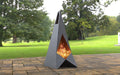 Picture - 1. Pyramid Style Fire pit. Files DXF, SVG for CNC, Plasma, Laser, Waterjet. Garden Fireplace. FirePit. Metal Art Decoration.