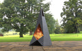 Picture - 7. Pyramid Style Fire pit. Files DXF, SVG for CNC, Plasma, Laser, Waterjet. Garden Fireplace. FirePit. Metal Art Decoration.