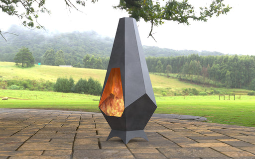 Picture - 2. Pyramid Classic Fire pit. Files DXF, SVG for CNC, Plasma, Laser, Waterjet. Garden Fireplace. FirePit. Metal Art Decoration.