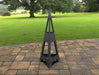 Picture - 3. Arrow Pyramid Fire Pit. Files DXF, SVG for CNC, Plasma, Laser, Waterjet. Garden Fireplace. FirePit. Metal Art Decoration.