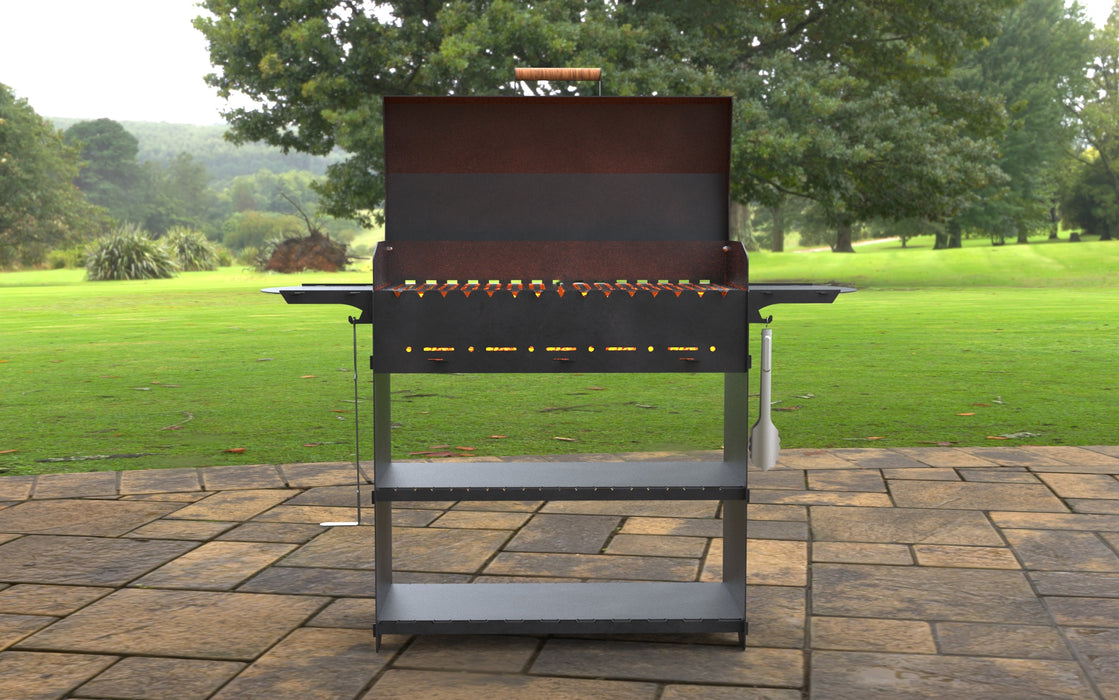 Picture - 7. Modern Fire Pit Grill. Files DXF, SVG for CNC, Plasma, Laser, Waterjet. Brazier. FirePit. Barbecue.