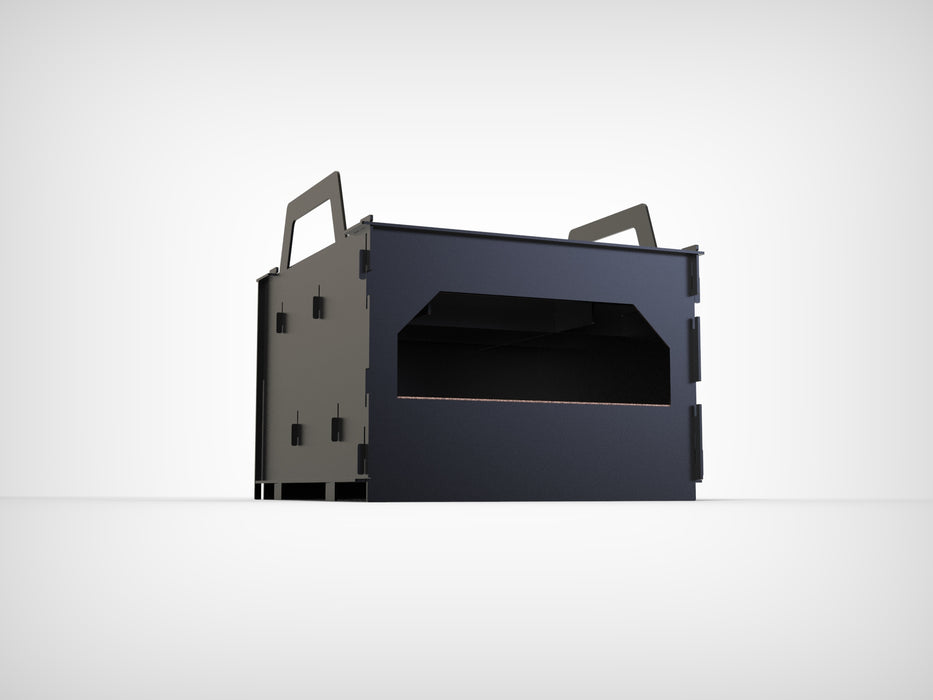 Picture - 5. Module  Pizza oven on the brazier, grill or fire pit. DXF files for plasma, laser, CNC. Outdoor pizza.