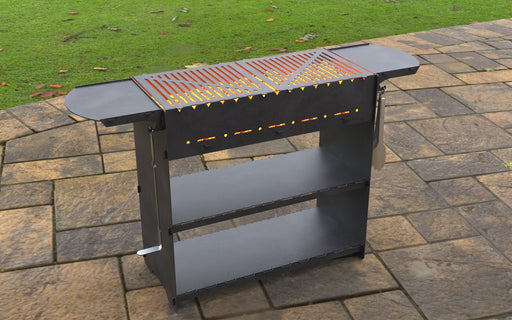 Picture - 2. Modern II Fire Pit Grill. Files DXF, SVG for CNC, Plasma, Laser, Waterjet. Brazier. FirePit. Barbecue.
