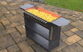 Picture - 7. Modern II Fire Pit Grill. Files DXF, SVG for CNC, Plasma, Laser, Waterjet. Brazier. FirePit. Barbecue.